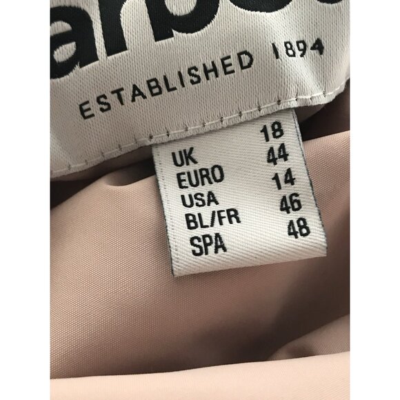 Barbour Vest Womens Size 14‎ US 18 UK Reversible Shelly Gilet Quilted Beige Pink - Picture 15 of 15